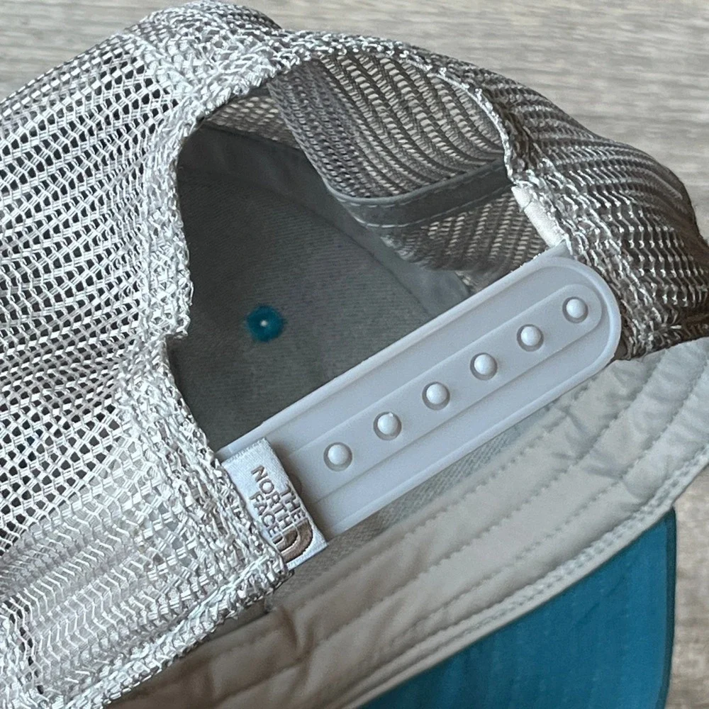 The North Face Berkeley California 1966 Trucker Hat Blue Grey Snapback Cap